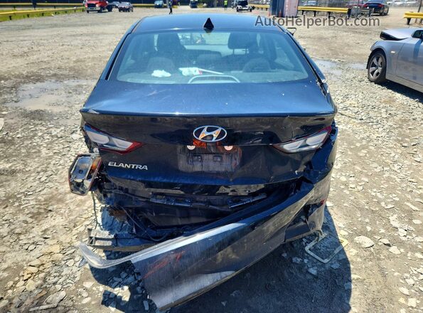 5NPD84LF2JH334732 2018 HYUNDAI ELANTRA Black Вид ззаду