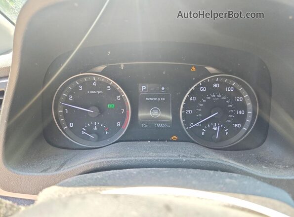 5NPD84LF2JH334732 2018 HYUNDAI ELANTRA Black Вид щитка приладів