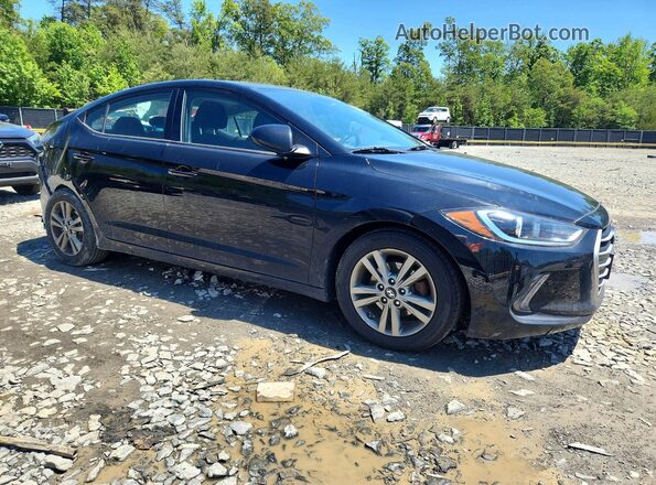 5NPD84LF2JH334732 2018 HYUNDAI ELANTRA Black Передня права чверть
