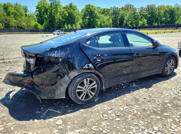 5NPD84LF2JH334732 2018 HYUNDAI ELANTRA Black Задня права чверть