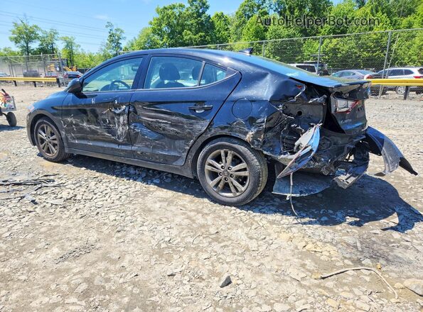 5NPD84LF2JH334732 2018 HYUNDAI ELANTRA Black Задня ліва чверть