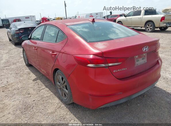 5NPD84LF2JH346007 2018 HYUNDAI ELANTRA Red Tył lewy