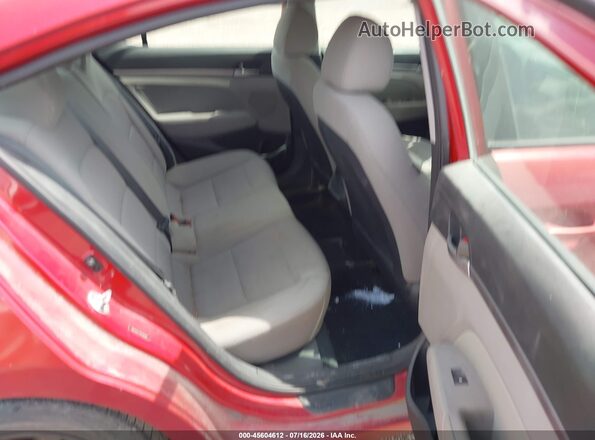 5NPD84LF2JH346007 2018 HYUNDAI ELANTRA Red Widok naklejki z numerem VIN