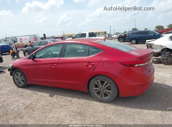 5NPD84LF2JH346007 2018 HYUNDAI ELANTRA Red Widok wnętrza 360 stopni