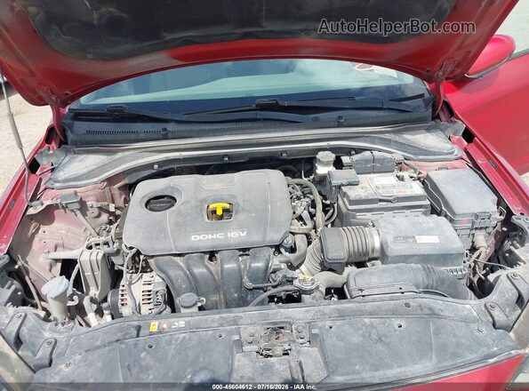 5NPD84LF2JH346007 2018 HYUNDAI ELANTRA Red Widok z tyłu
