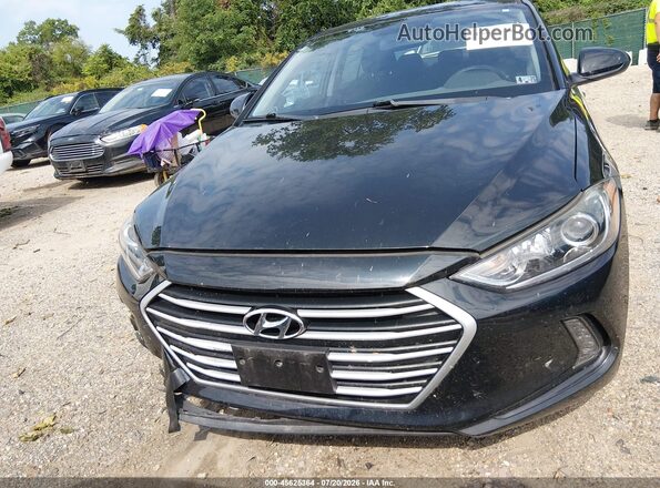 5NPD84LF2JH362448 2018 HYUNDAI ELANTRA Black წინა ხედი