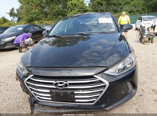 5NPD84LF2JH362448 2018 HYUNDAI ELANTRA Black ხელსაწყოთა პანელის ხედი