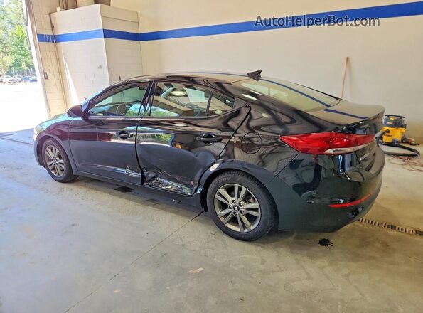 5NPD84LF2JH372591 2018 HYUNDAI ELANTRA Black უკანა მარცხენა