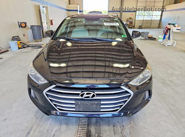 5NPD84LF2JH372591 2018 HYUNDAI ELANTRA Black წინა ხედი
