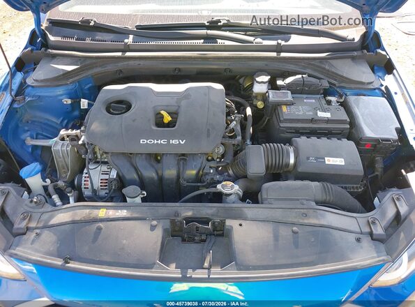 5NPD84LF2JH388757 2018 HYUNDAI ELANTRA Синий Вид сзади