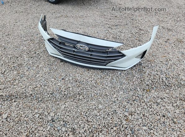 5NPD84LF2KH403923 2019 HYUNDAI ELANTRA Белый Вид подкапотного пространства