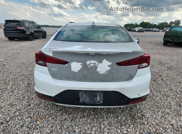 5NPD84LF2KH403923 2019 HYUNDAI ELANTRA Белый Вид сзади