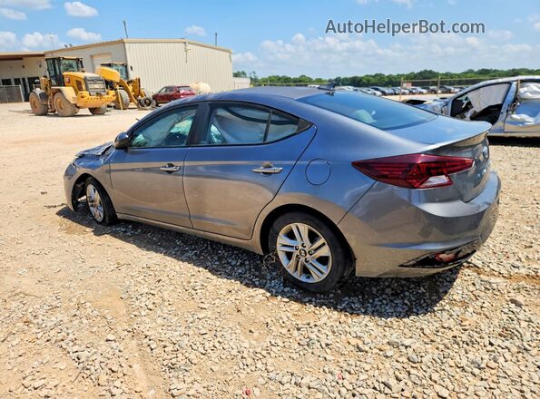 5NPD84LF2KH404473 2019 HYUNDAI ELANTRA Серый Задняя левая четверть