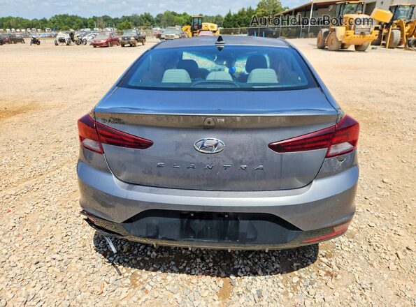 5NPD84LF2KH404473 2019 HYUNDAI ELANTRA Серый Вид сзади