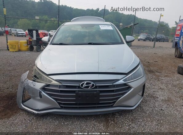 5NPD84LF2KH413951 2019 HYUNDAI ELANTRA Silver Widok zestawu wskaźników