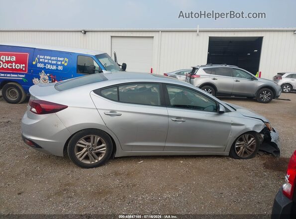 5NPD84LF2KH413951 2019 HYUNDAI ELANTRA Silver Widok wnętrza z tyłu