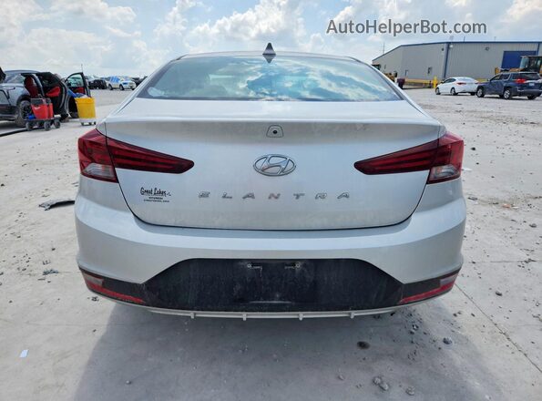5NPD84LF2KH416185 2019 HYUNDAI ELANTRA Silver Вид ззаду