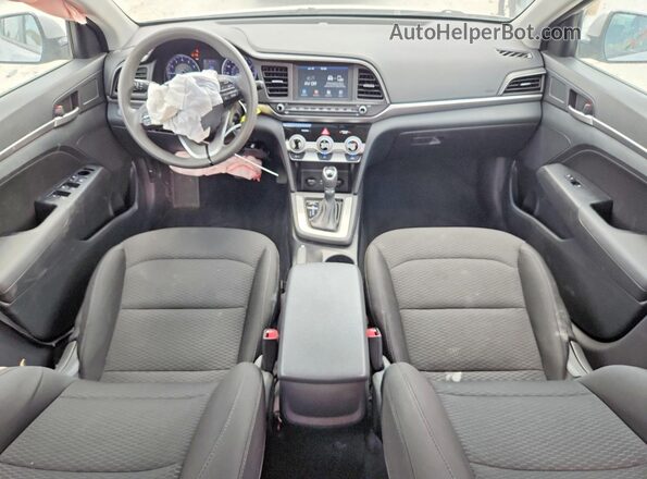 5NPD84LF2KH416185 2019 HYUNDAI ELANTRA Silver Вид панелі приладів