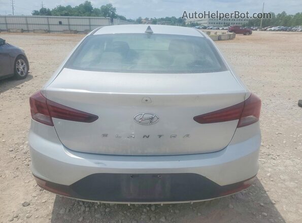 5NPD84LF2KH423007 2019 HYUNDAI ELANTRA Silver Rear view