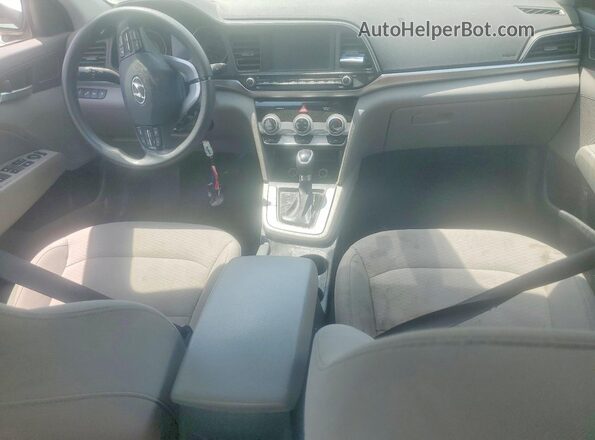 5NPD84LF2KH423007 2019 HYUNDAI ELANTRA Silver Dashboard view