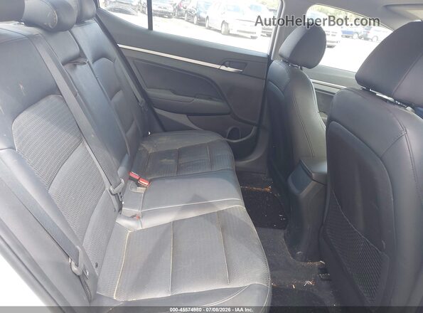 5NPD84LF2KH429292 2019 HYUNDAI ELANTRA White VIN კოდის სტიკერის ხედი