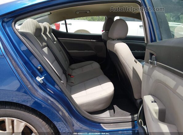 5NPD84LF2KH440566 2019 HYUNDAI ELANTRA Blue Vista de la etiqueta del VIN
