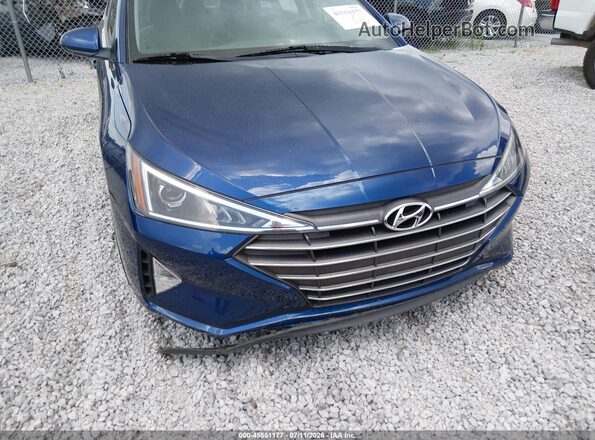 5NPD84LF2KH440566 2019 HYUNDAI ELANTRA Blue Vista frontal