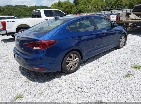 5NPD84LF2KH440566 2019 HYUNDAI ELANTRA Blue Trasero derecho