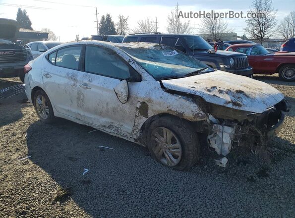 5NPD84LF2KH442799 2019 HYUNDAI ELANTRA White Front right