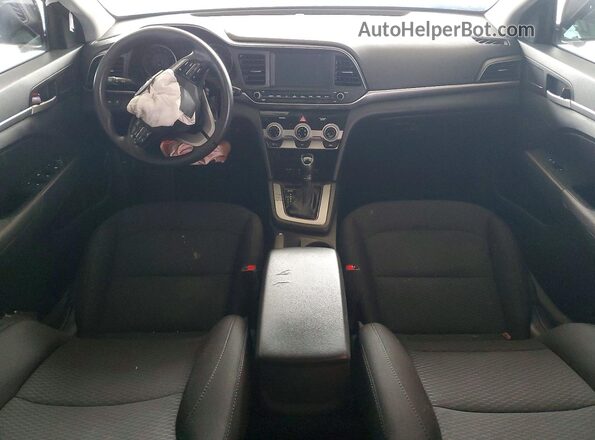5NPD84LF2KH446268 2019 HYUNDAI ELANTRA Silver Вид панелі приладів