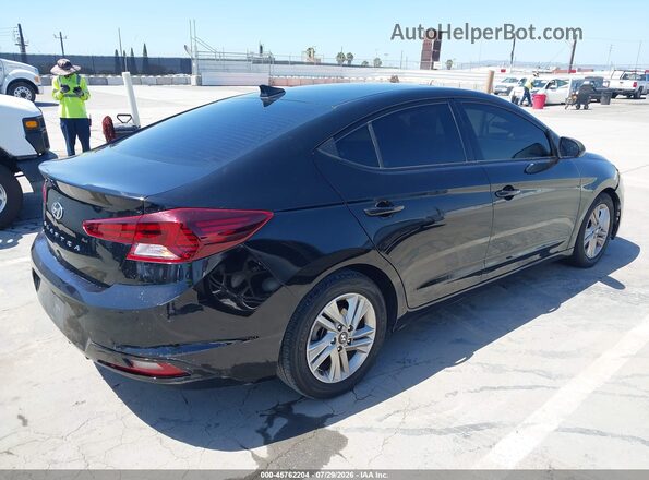 5NPD84LF2KH458257 2019 HYUNDAI ELANTRA Black Trasero derecho