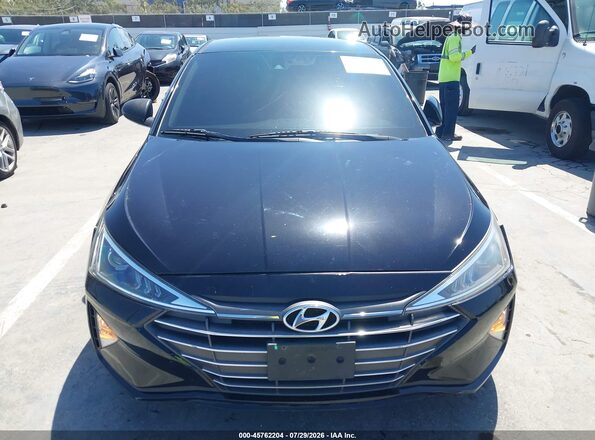 5NPD84LF2KH458257 2019 HYUNDAI ELANTRA Black Vista del cuadro de instrumentos