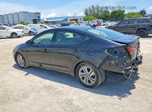 5NPD84LF2KH466598 2019 HYUNDAI ELANTRA Black უკანა მარცხენა