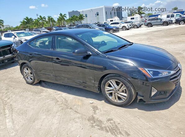 5NPD84LF2KH466598 2019 HYUNDAI ELANTRA Black წინა მარჯვენა