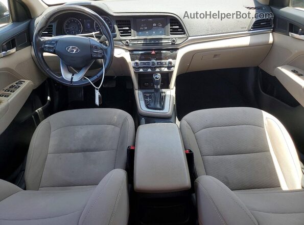 5NPD84LF2KH466598 2019 HYUNDAI ELANTRA Black წინა პანელის ხედი