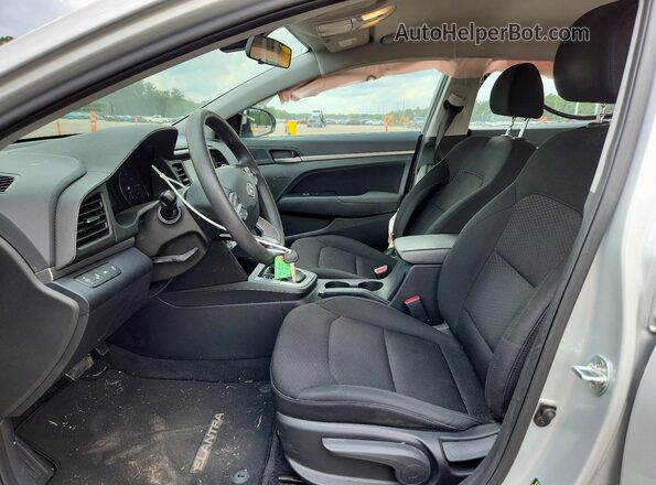 5NPD84LF2KH478301 2019 HYUNDAI ELANTRA Silver წინა სალონის ხედი