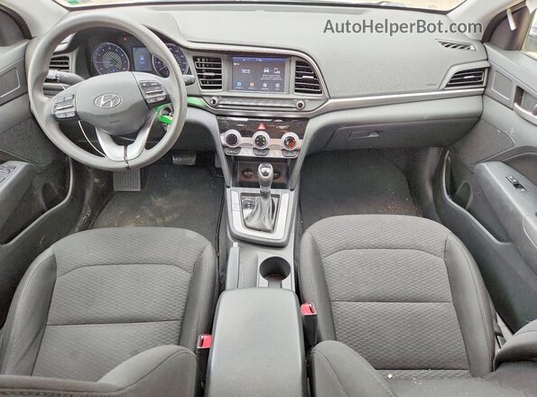 5NPD84LF2KH478301 2019 HYUNDAI ELANTRA Silver წინა პანელის ხედი