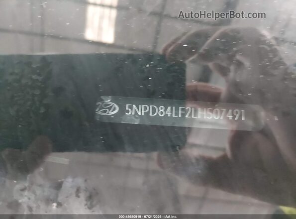 5NPD84LF2LH507491 2020 HYUNDAI ELANTRA Gray Widok komory silnika