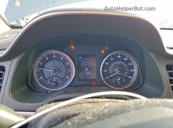 5NPD84LF2LH508494 2020 HYUNDAI ELANTRA Серый Вид щитка приборов