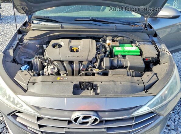 5NPD84LF2LH508494 2020 HYUNDAI ELANTRA Серый Вид задней части салона