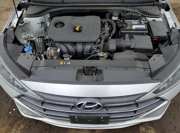 5NPD84LF2LH509970 2020 HYUNDAI ELANTRA Silver Widok wnętrza z tyłu