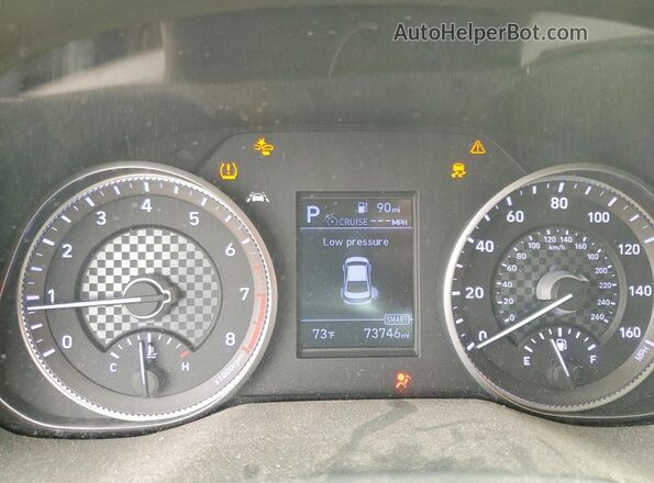 5NPD84LF2LH523285 2020 HYUNDAI ELANTRA Silver ხელსაწყოთა პანელის ხედი