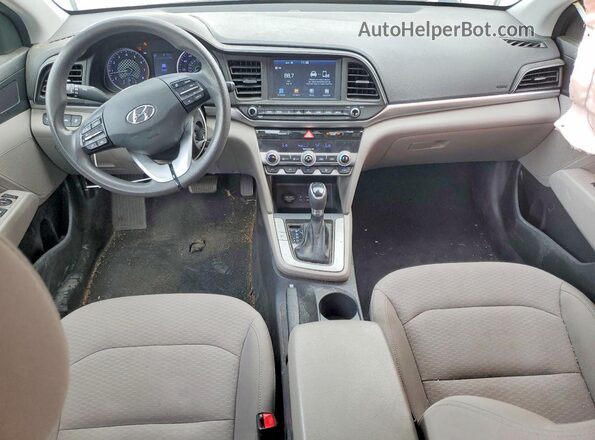 5NPD84LF2LH523285 2020 HYUNDAI ELANTRA Silver წინა პანელის ხედი