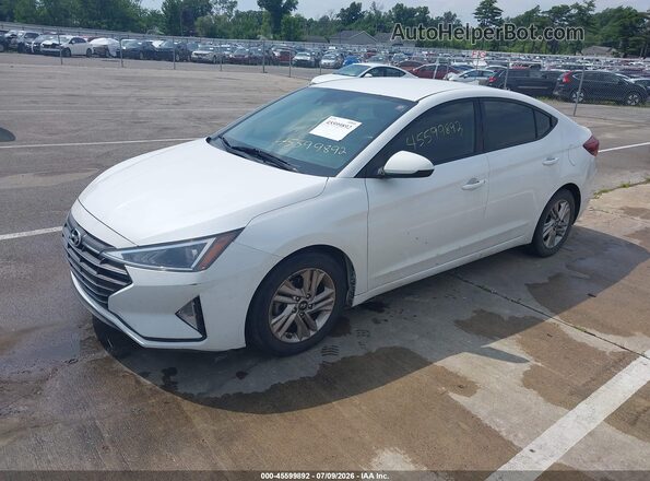 5NPD84LF2LH525022 2020 HYUNDAI ELANTRA White Vista tres cuartos delantera izquierda