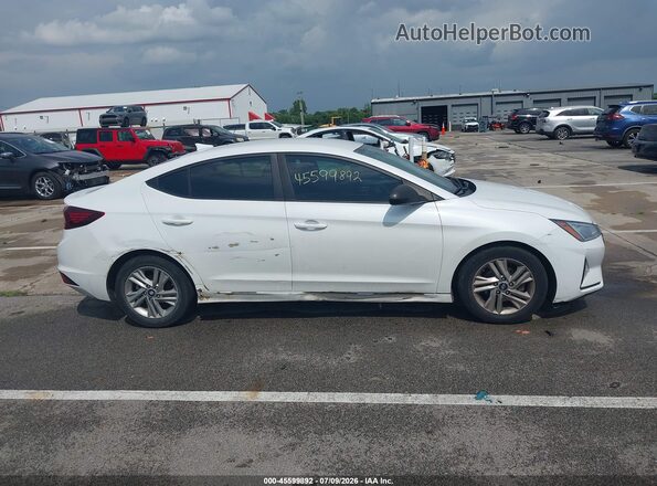 5NPD84LF2LH525022 2020 HYUNDAI ELANTRA White Vista interior trasera