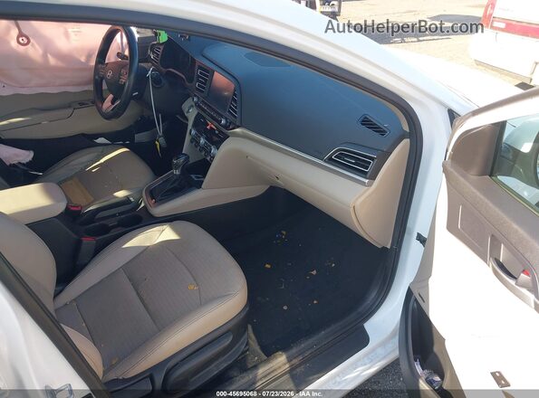 5NPD84LF2LH529782 2020 HYUNDAI ELANTRA White Vista interior delantera