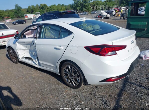 5NPD84LF2LH529782 2020 HYUNDAI ELANTRA White Trasero izquierdo
