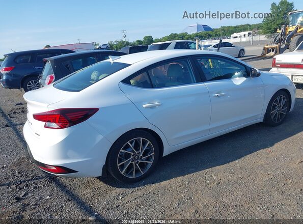 5NPD84LF2LH529782 2020 HYUNDAI ELANTRA White Trasero derecho