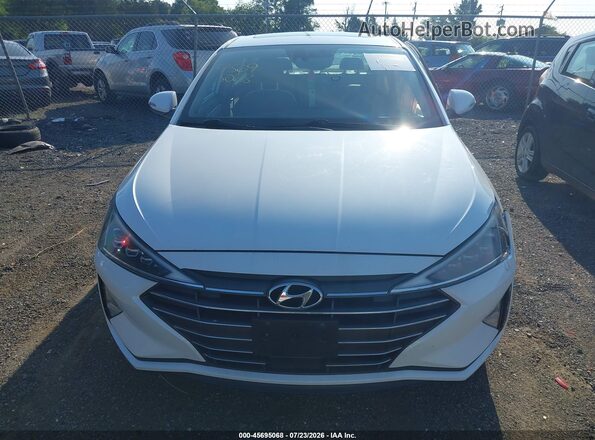 5NPD84LF2LH529782 2020 HYUNDAI ELANTRA White Vista del cuadro de instrumentos