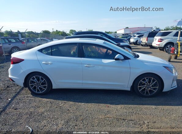 5NPD84LF2LH529782 2020 HYUNDAI ELANTRA White Vista interior trasera